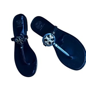 Tory Burch mini miller jelly sandals black
